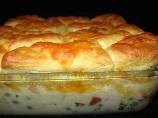 Chicken and Biscuits Casserole