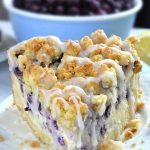 Eight Inch Blueberry Cream Cheese Coffee Cake