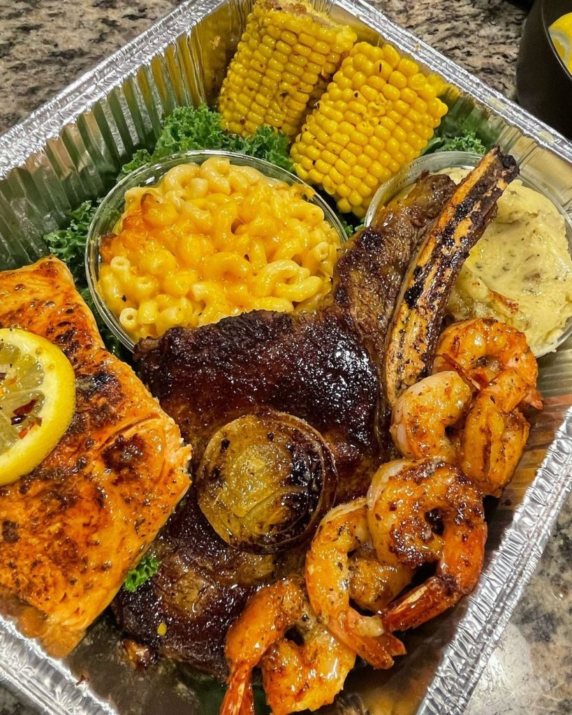 STEAK AND SHRIMP SCAMPI