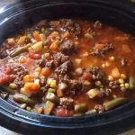 Hearty Crockpot Cowboy Soup