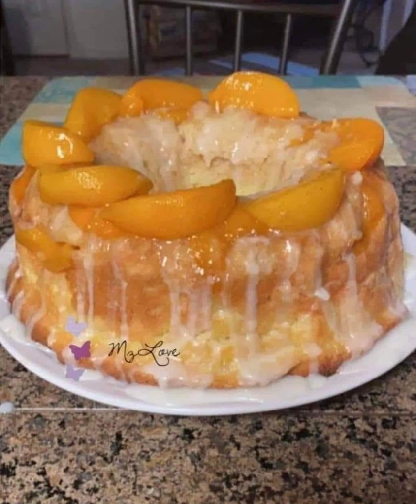 Peach Cobbler Pound Cake