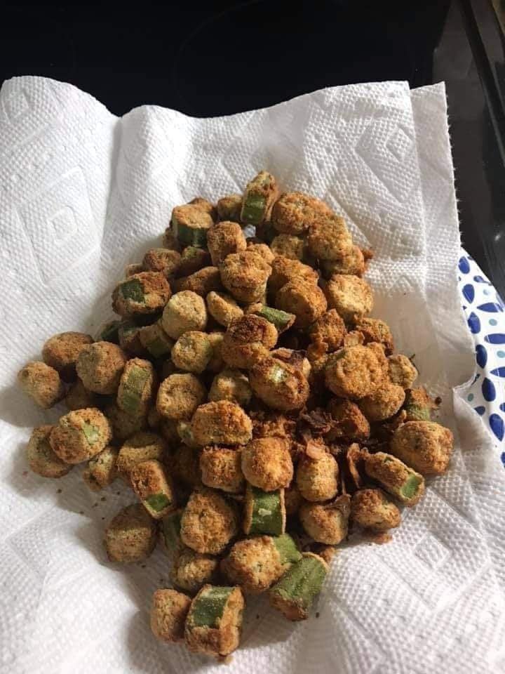 Air Fryer Fried Okra