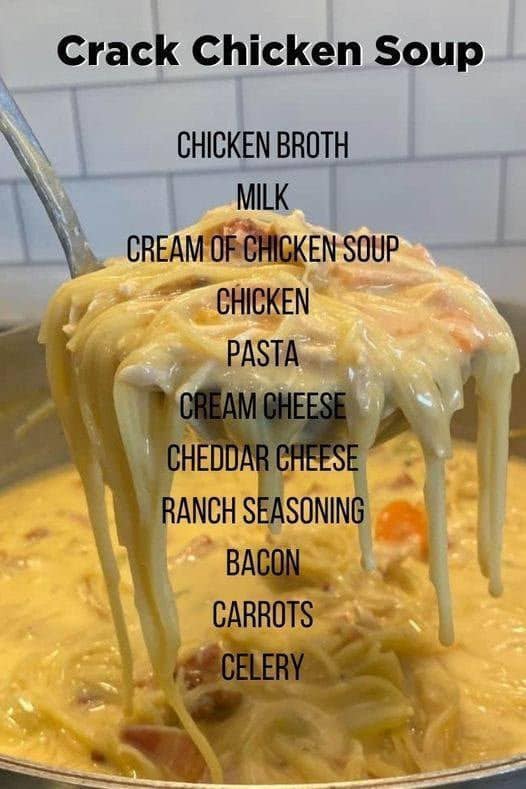 CRACK CHICKEN SOUP
