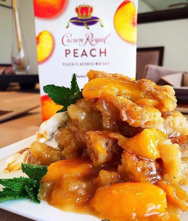 Crown Royal Peach Cobbler