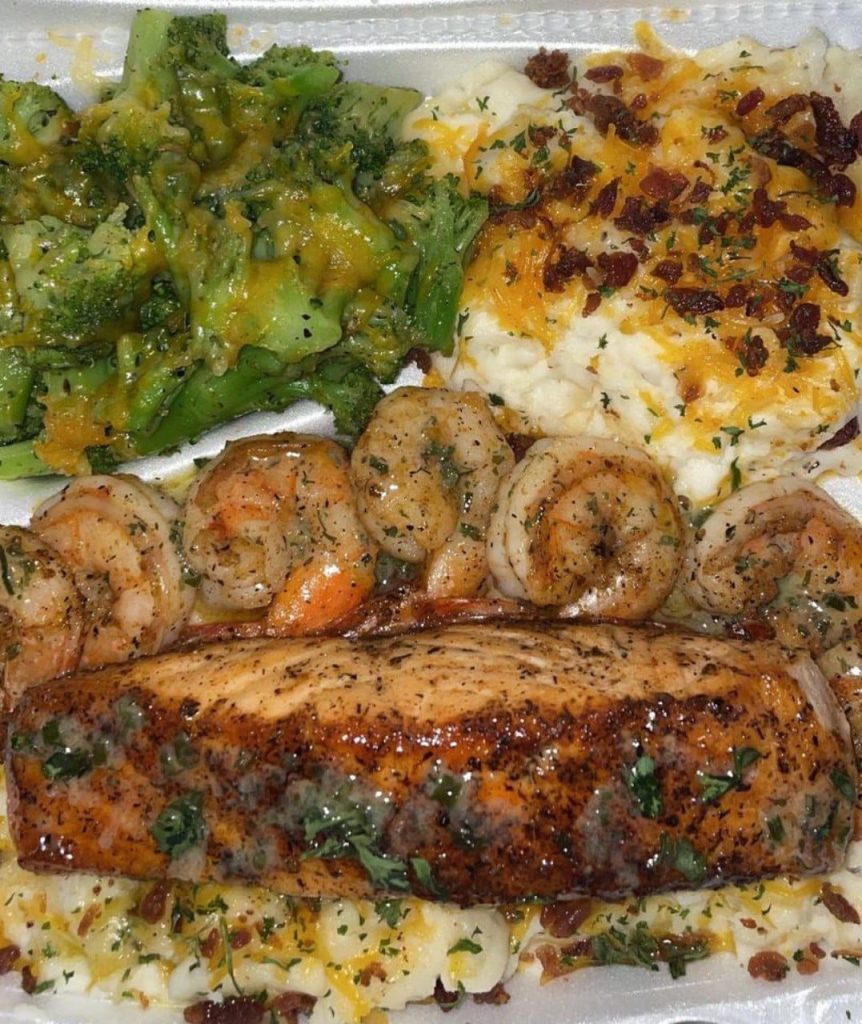 Cajun Salmon Alfredo