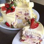 Strawberry Milk Cake