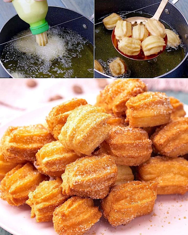 Mini churros in the bottle