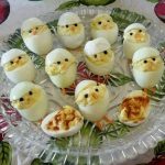 EASTER CHICK DEVILED EGGS