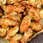 Air Fryer Garlic Parmesan Wings