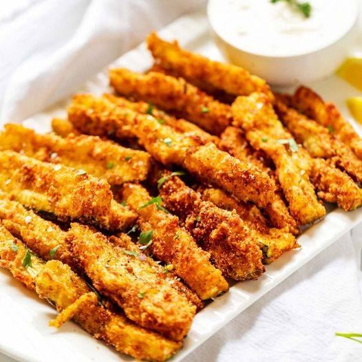 Crispy zucchini fries Recipe