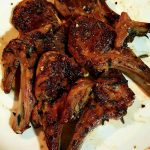 AIR FRYER LAMB CHOPS WITH ROSEMARY GARLIC