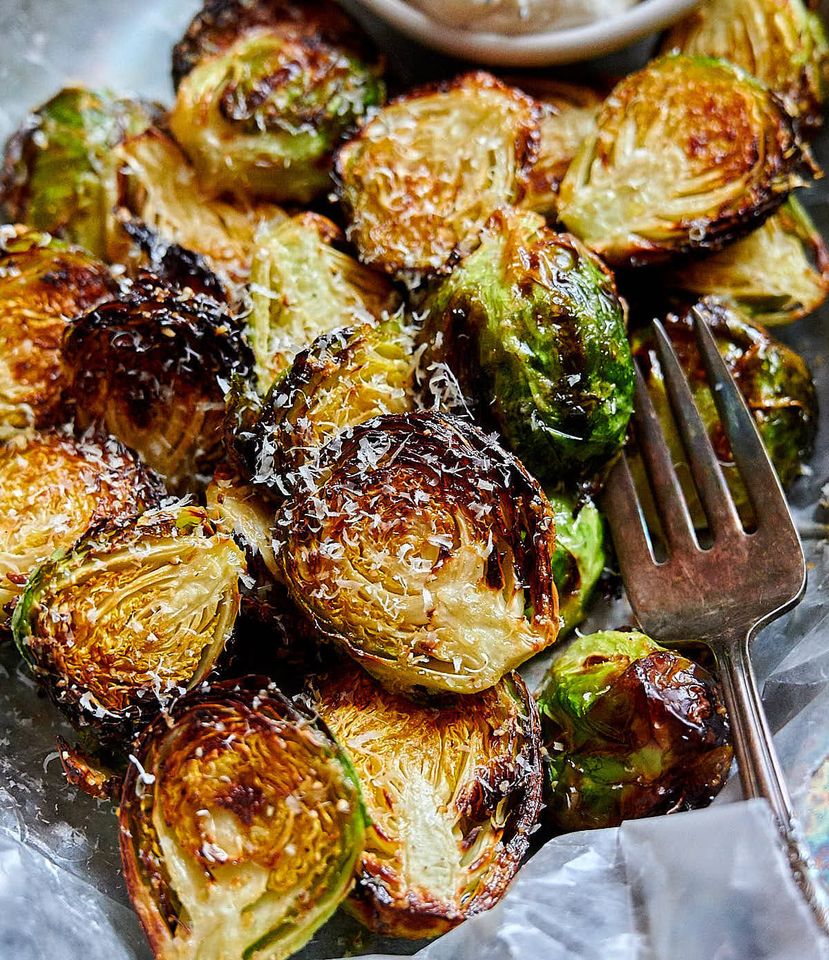 Crispy Air Fryer Brussels Sprouts
