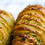 Air Fryer Hasselback Potatoes