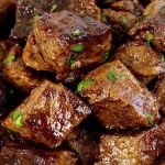 Air Fryer Steak Bouchées et Champignons