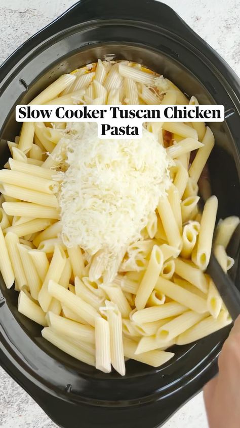 Slow Cooker Cheesy Chicken Penne
