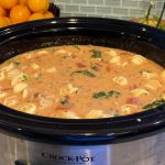 Creamy Chicken Tortellini Soup with Spinach