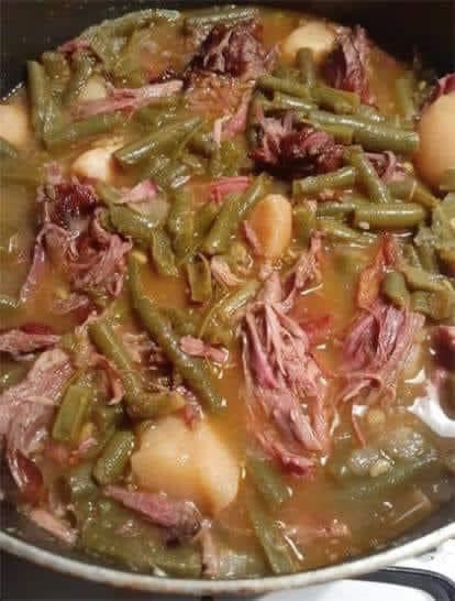 Southern Beans With Turkey Necks & Potatoes