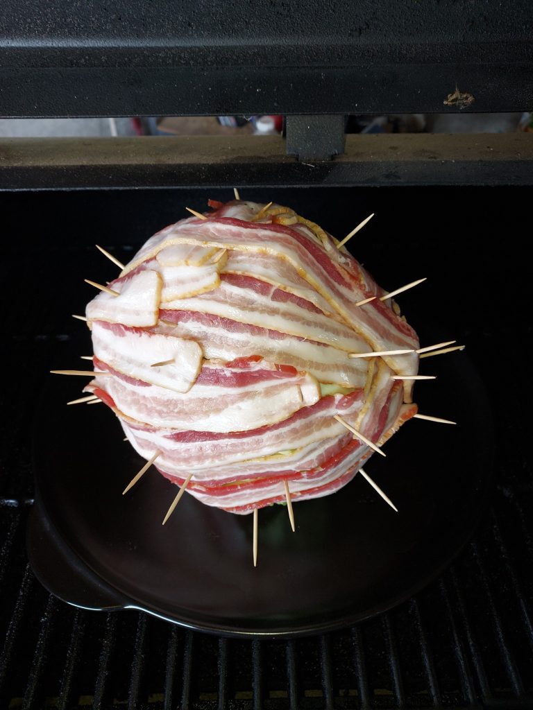 Smoked stuffed cabbage