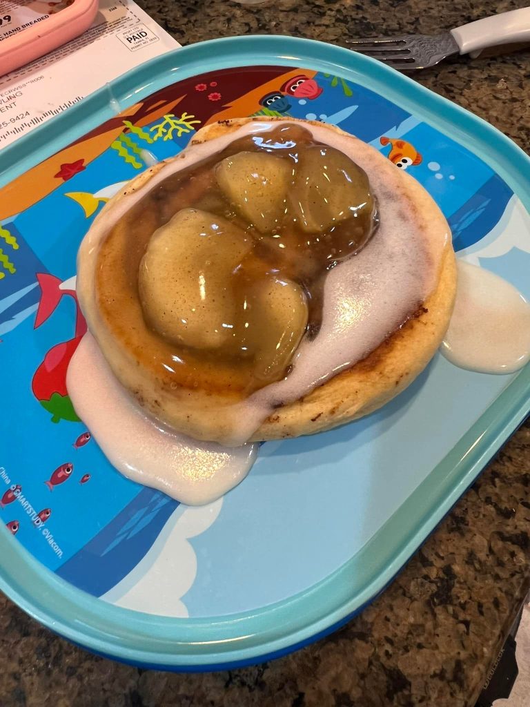 Grilled Apple Pie Cinnamon Roll