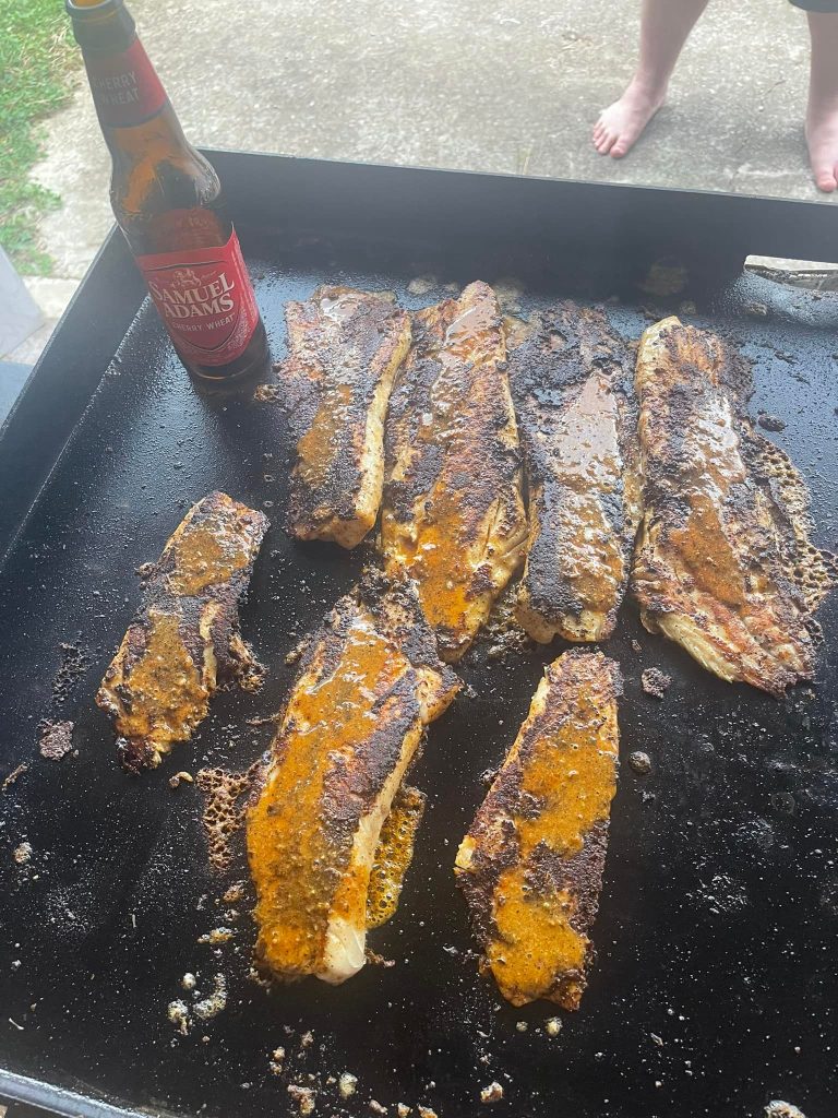 Blackened redfish straight Recipe
