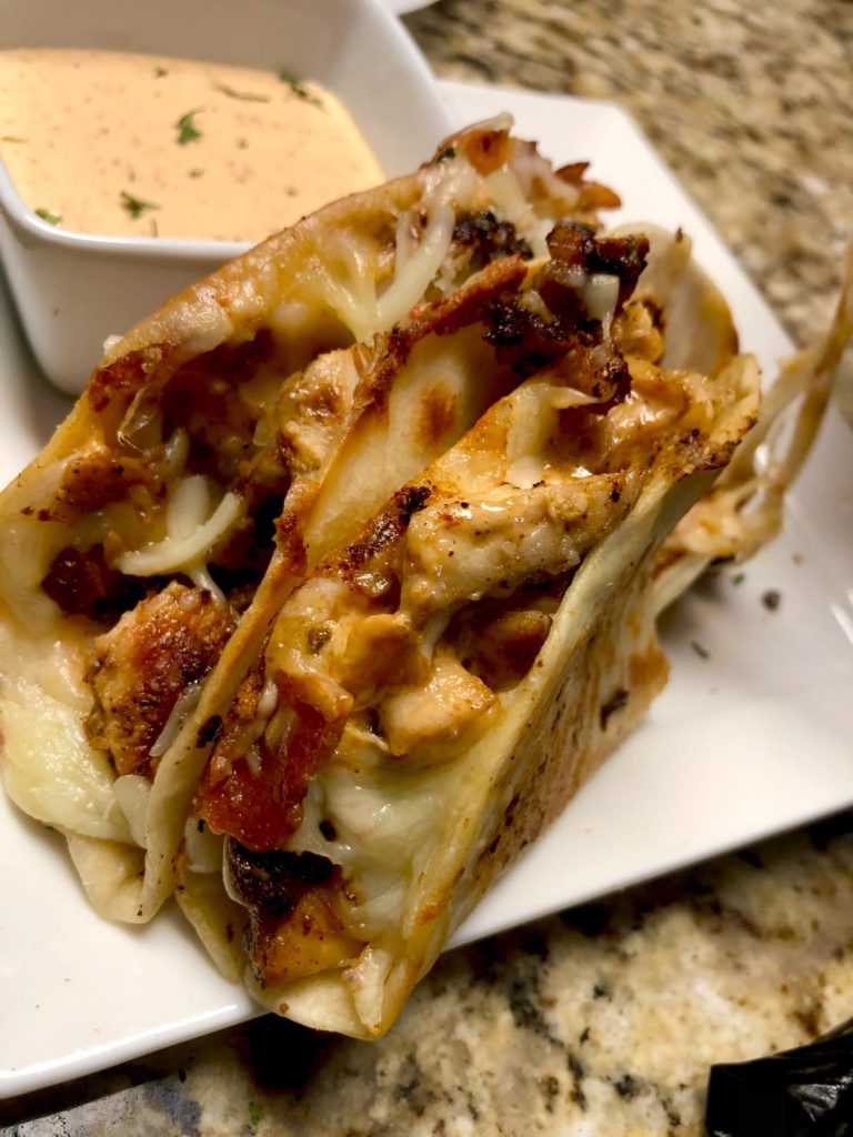 Chicken Bacon Ranch Tacos