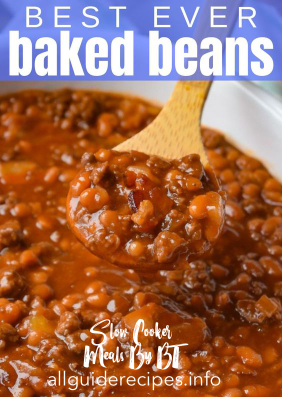 Best Crock Pot Baked Beans with Bacon