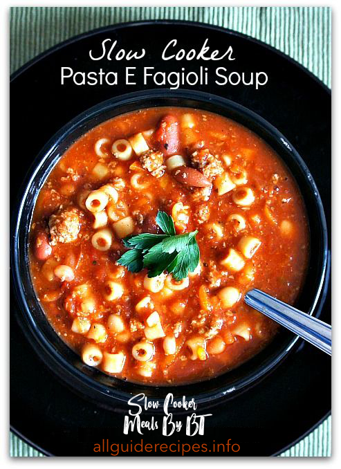 Crock Pot Pasta Fagioli