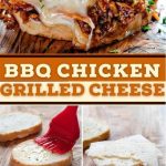 BBQ Chicken Grilled Cheese Sandwich