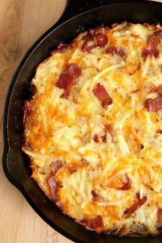 Bacon Egg & Hashbrown Casserole