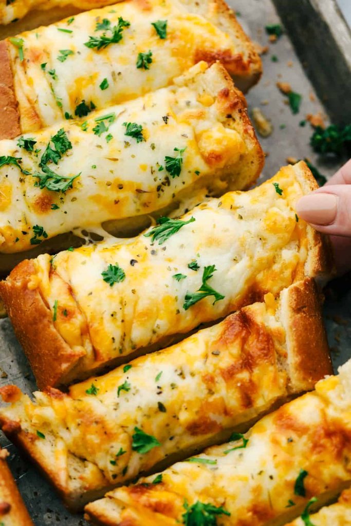 Air fryer Cheesy Garlic bread