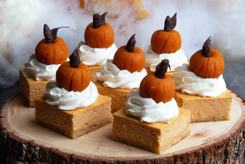 Pumpkin Cheesecake Bars