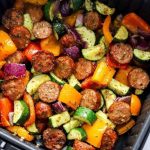 Air Fryer Sausage and Veggies