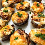 Air Fryer Cheese Stuffed Mushrooms