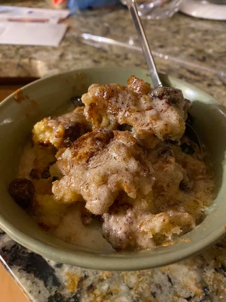 Air Fryer Bread Pudding