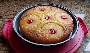 Air Fryer Pineapple Upside Down Cake