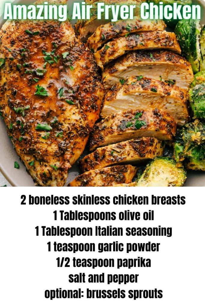 Tender and Juicy Air Fryer Chicken