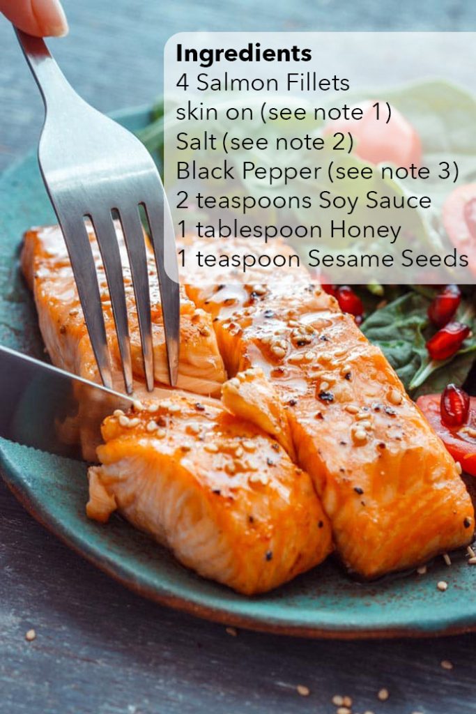 Honey Glazed Air Fryer Salmon