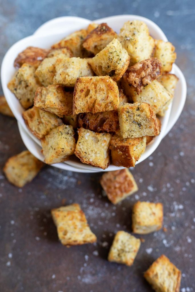 Air Fryer Homemade Croutons Recipe