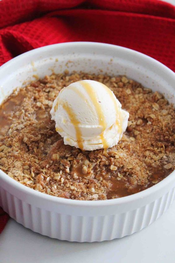 Air Fryer Apple Crumble Recipe