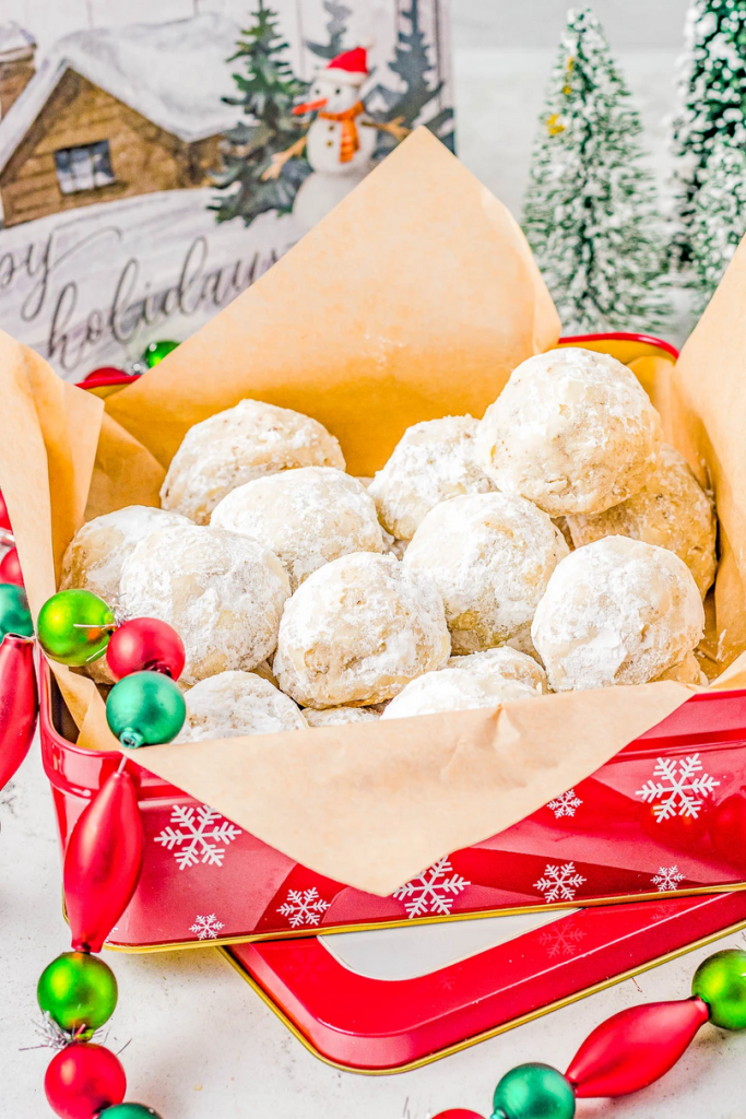 Air Fryer Snowball Cookies