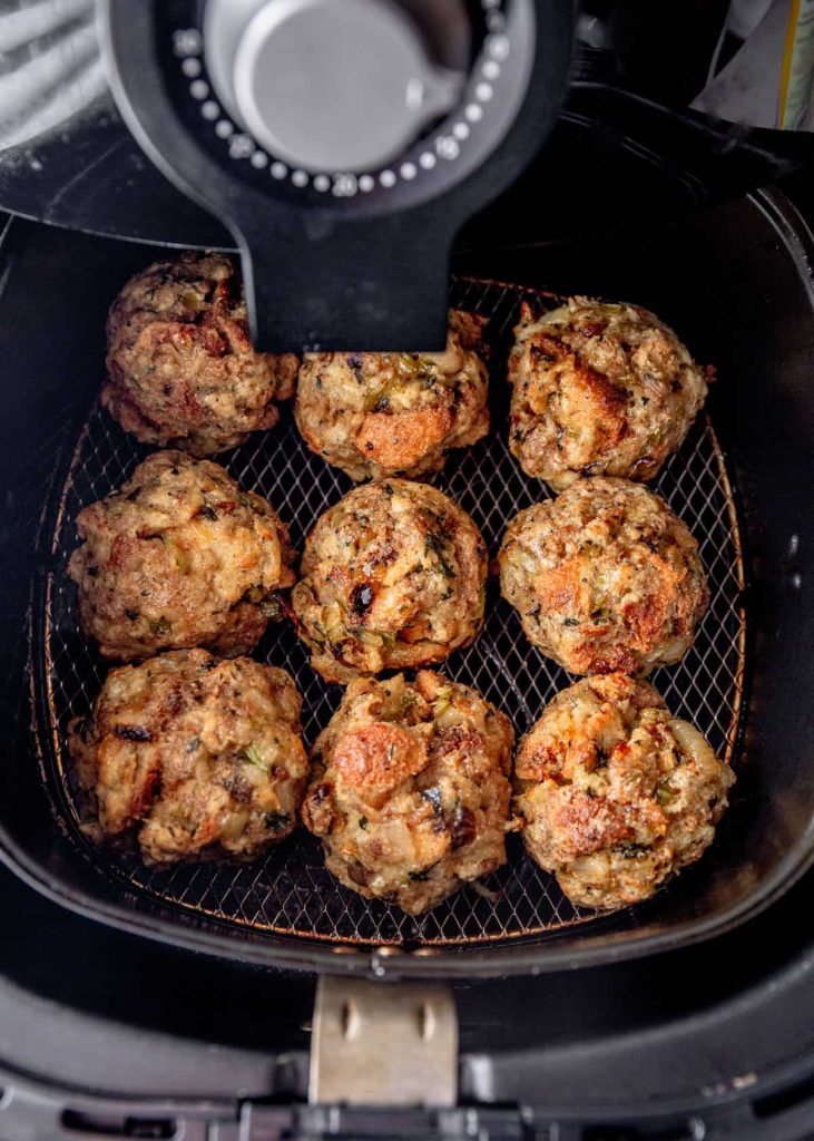 Air Fryer Stuffing Balls Recipe