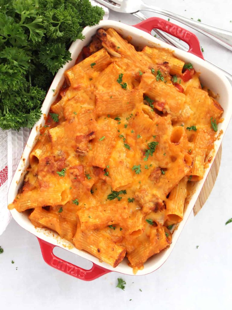 Air Fryer Pasta Bake