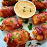 Air Fryer Bacon Wrapped Chicken Bites