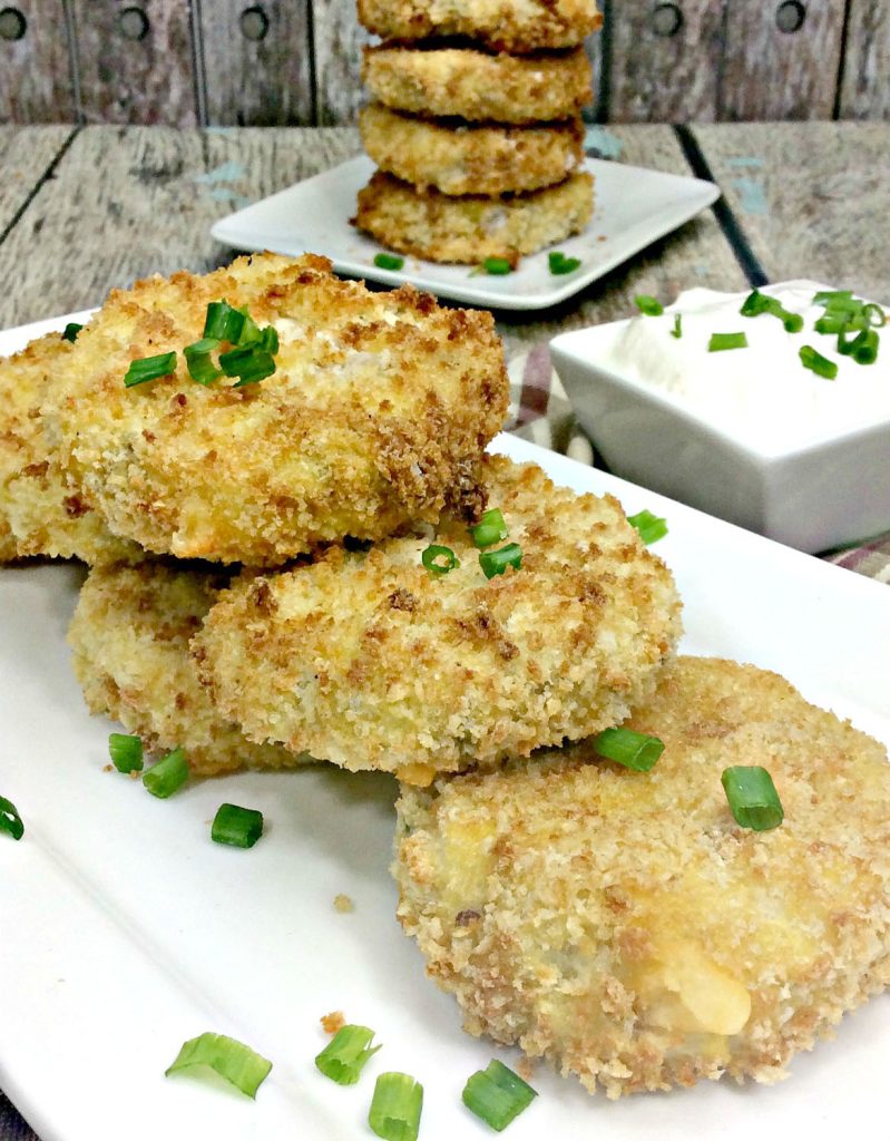 AIR FRYER MASHED POTATO CAKES