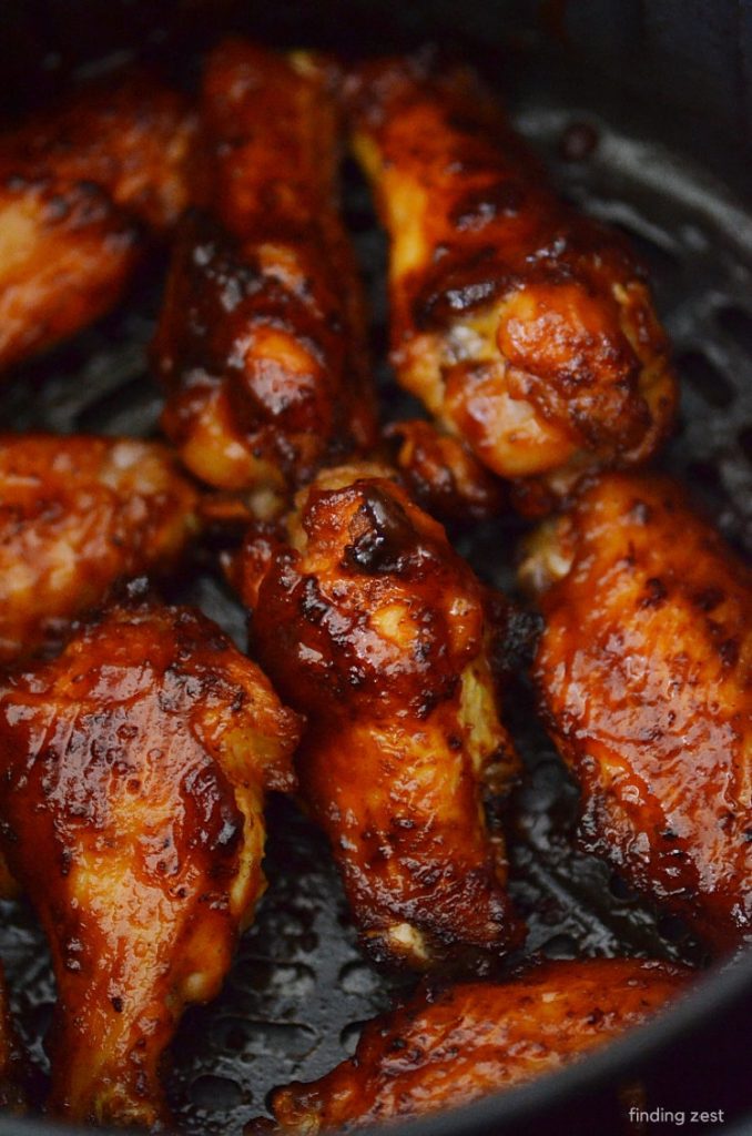 Air Fryer BBQ Chicken Wings