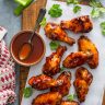 Hot Honey Butter Chicken Wings in the Air Fryer