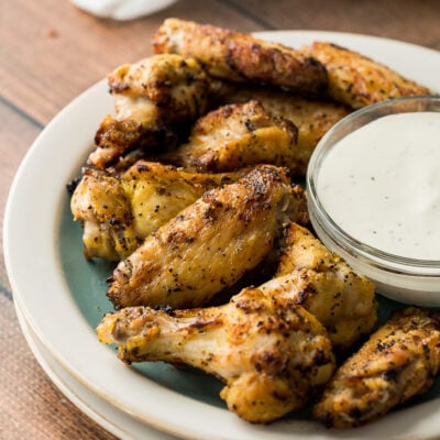 Air Fryer Lemon Pepper Chicken Wings