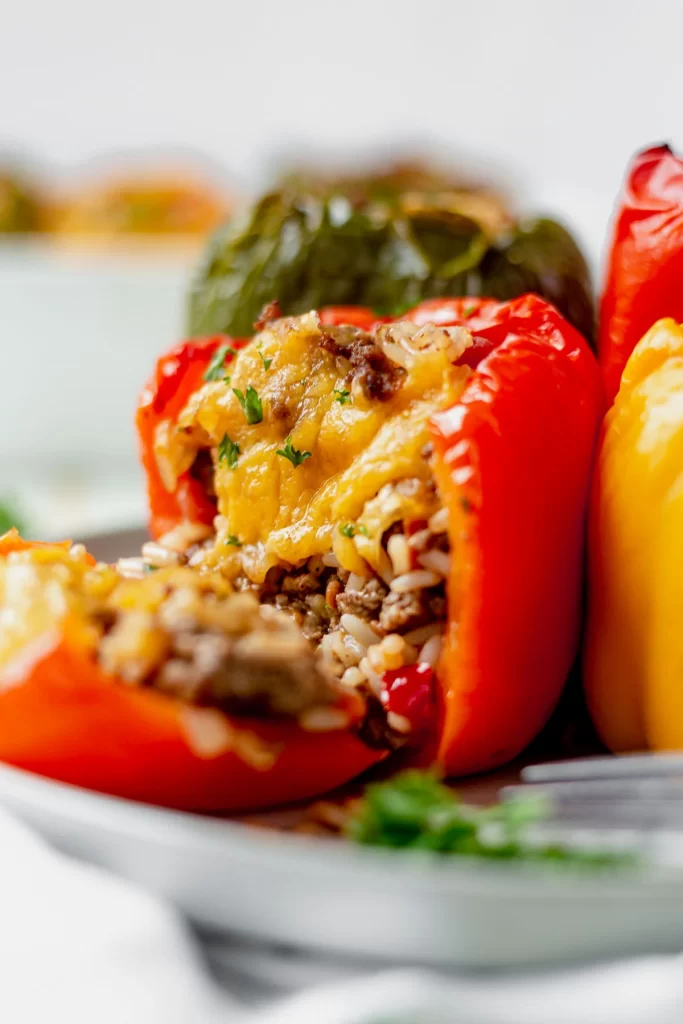 Air Fryer Stuffed Peppers