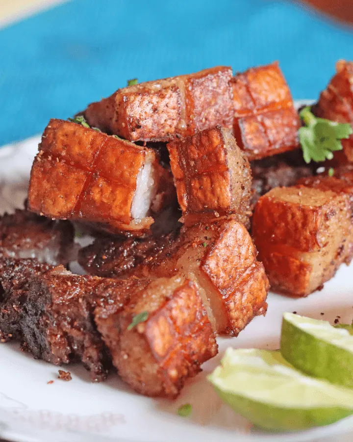 Easy Air Fryer Pork Belly – Crispy tips