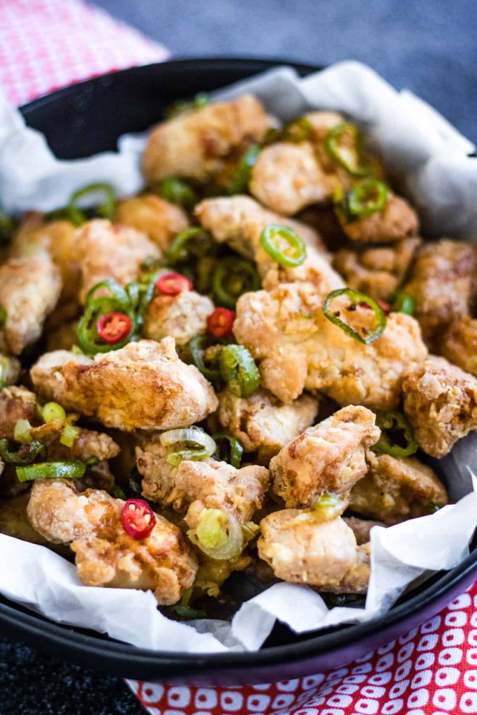 Air Fryer Salt and Pepper Chicken